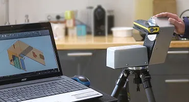 3D-Laseraufmaß beim Kunden vor Ort