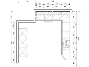 GRIMM Küchen Karlsdorf-Neuthard - Musterküche 24 - Grundriss