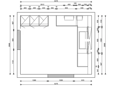 Grimm Küchen Waldshut-Tiengen - Musterküche 14 - Grundriss