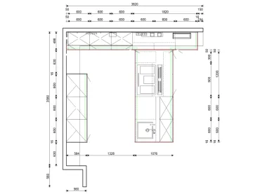 GRIMM Küchen Waldshut-Tiengen - Musterküche 38 - Grundriss