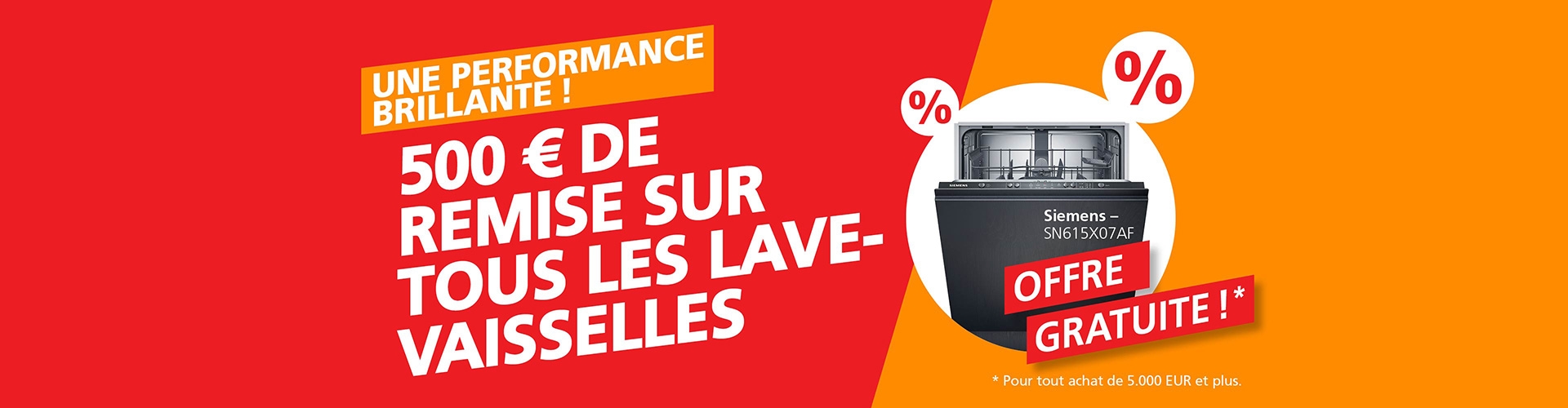 GRIMM Küchen Headerbild - Aktion Geschirrspüler 02/2026