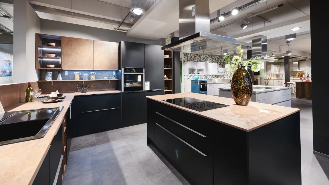 Moderne Inselküche in der Nähe von Baden-Baden